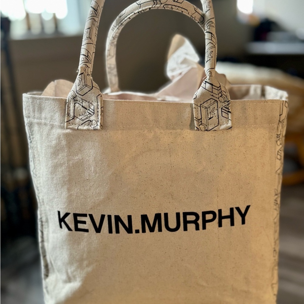 NWT / LIMITED EDITION - KEVIN.MURPHY “Carry All The Way” Canvas Tote Bag